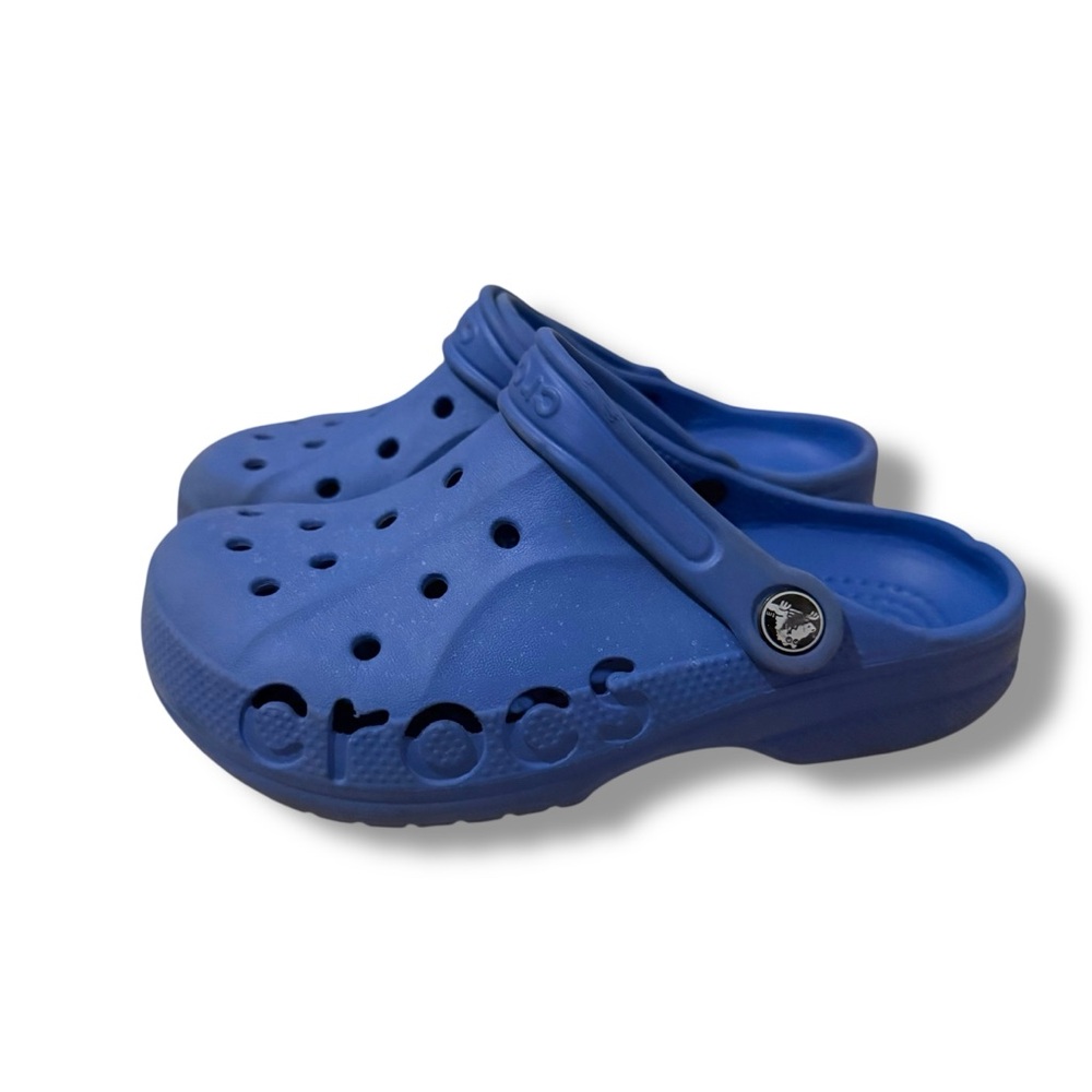 CROCS Vibrant Blue Slippers Clogs Slides Slip Ons